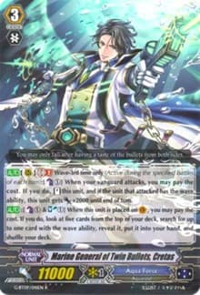 Marine General of Twin Bullets, Cretas - G-BT09: Divine Dragon Caper - Cardfight Vanguard card