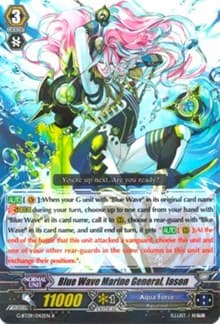 Blue Wave Marine General, Iason - G-BT09: Divine Dragon Caper - Cardfight Vanguard card