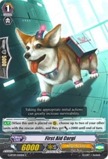 First Aid Corgi - G-BT09: Divine Dragon Caper - Cardfight Vanguard card
