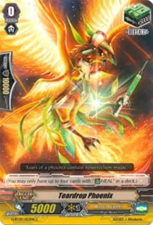 Teardrop Phoenix - G-BT09: Divine Dragon Caper - Cardfight Vanguard card