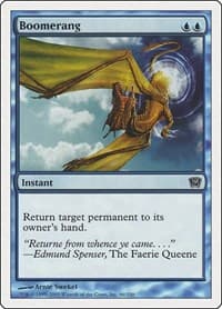 Boomerang - 9th Edition - Magic: The Gathering card