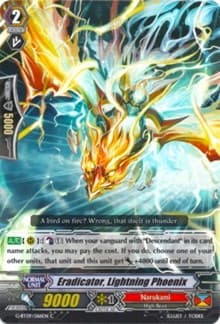 Eradicator, Lightning Phoenix - G-BT09: Divine Dragon Caper - Cardfight Vanguard card