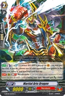 Martial Arts Dragon - G-BT09: Divine Dragon Caper - Cardfight Vanguard card