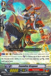 Zoomdive Dragoon - G-BT09: Divine Dragon Caper - Cardfight Vanguard card