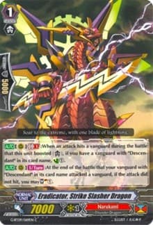 Eradicator, Strike Slasher Dragon - G-BT09: Divine Dragon Caper - Cardfight Vanguard card
