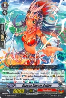 Dragon Dancer, Fatine - G-BT09: Divine Dragon Caper - Cardfight Vanguard card