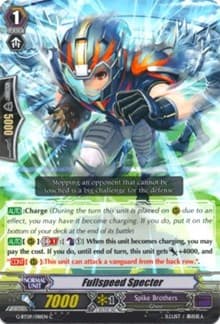 Fullspeed Specter - G-BT09: Divine Dragon Caper - Cardfight Vanguard card