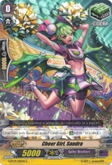 Cheer Girl, Sandra - G-BT09: Divine Dragon Caper - Cardfight Vanguard card
