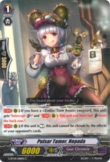 Pulsar Tamer, Nepada - G-BT09: Divine Dragon Caper - Cardfight Vanguard card
