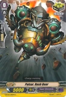 Pulsar, Rush Boar - G-BT09: Divine Dragon Caper - Cardfight Vanguard card