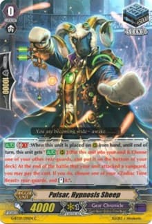 Pulsar, Hypnosis Sheep - G-BT09: Divine Dragon Caper - Cardfight Vanguard card