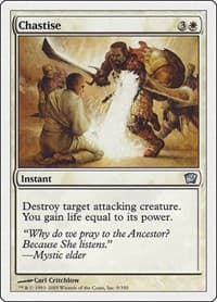 Chastise - 9th Edition - Magic: The Gathering card