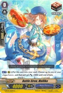 Battle Siren, Mallika - G-BT09: Divine Dragon Caper - Cardfight Vanguard card