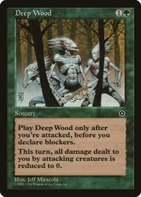 Deep Wood - Portal Second Age - Magic: The Gathering card