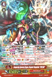Conquering Supreme Dragon, Dragonic Vanquisher "VOLTAGE" (SP) - G-BT09: Divine Dragon Caper - Cardfight Vanguard card
