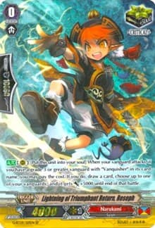 Lightning of Triumphant Return, Reseph (SP) - G-BT09: Divine Dragon Caper - Cardfight Vanguard card