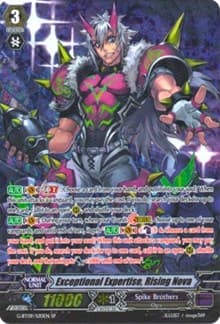 Exceptional Expertise, Rising Nova (SP) - G-BT09: Divine Dragon Caper - Cardfight Vanguard card