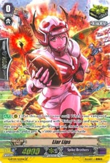 Liar Lips (SP) - G-BT09: Divine Dragon Caper - Cardfight Vanguard card