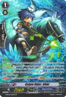 Kelpie Rider, Nikki (SP) - G-BT09: Divine Dragon Caper - Cardfight Vanguard card