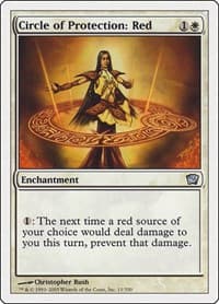 Circle of Protection: Red - 9th Edition - Magic: The Gathering card