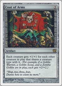 Coat of Arms - 9th Edition - Magic: The Gathering card