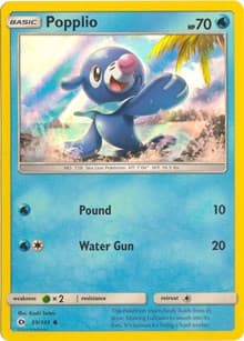Popplio - 39/149 (Water Web Holo) - Miscellaneous Cards & Products - Pokemon card