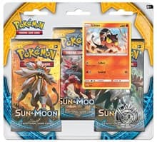 Sun & Moon Base Set 3 Pack Blister [Litten] - SM Base Set - Pokemon card