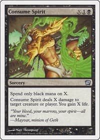 Consume Spirit - 9th Edition - Magic: The Gathering card