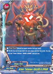 Armor Talisman: GAUGE & DRAW - Shine! Super Sun Dragon!! - Future Card BuddyFight card
