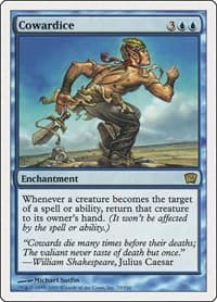 Cowardice - 9th Edition - Magic: The Gathering card