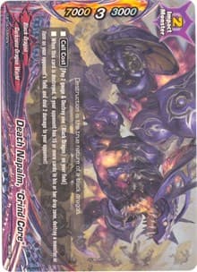 Death Napalm, "Grind Core" - Shine! Super Sun Dragon!! - Future Card BuddyFight card