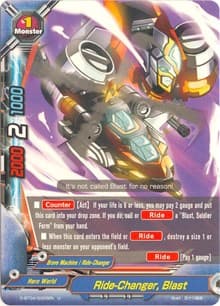 Ride-Changer, Blast - Shine! Super Sun Dragon!! - Future Card BuddyFight card