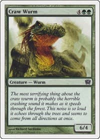 Craw Wurm - 9th Edition - Magic: The Gathering card