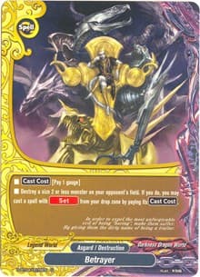 Betrayer - Shine! Super Sun Dragon!! - Future Card BuddyFight card