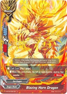 Blazing Horn Dragon - Shine! Super Sun Dragon!! - Future Card BuddyFight card