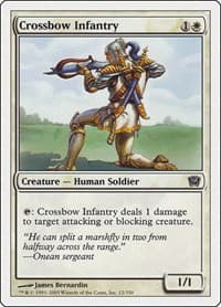 Crossbow Infantry - 9th Edition - Magic: The Gathering card