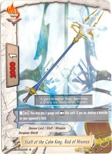 Staff of the Calm King, Rod of Miserea - Shine! Super Sun Dragon!! - Future Card BuddyFight card