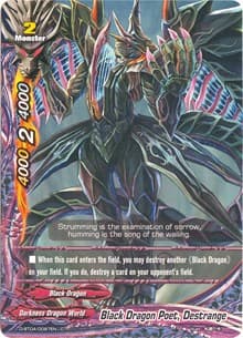 Black Dragon Poet, Destrange - Shine! Super Sun Dragon!! - Future Card BuddyFight card
