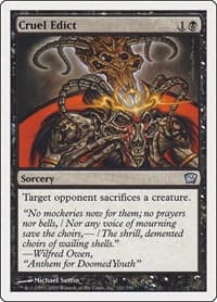 Cruel Edict - 9th Edition - Magic: The Gathering card