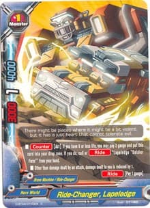 Ride-Changer, Lapeledge - Shine! Super Sun Dragon!! - Future Card BuddyFight card