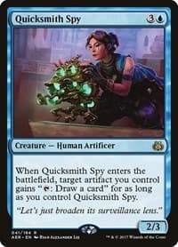 Quicksmith Spy - Aether Revolt - Magic: The Gathering card