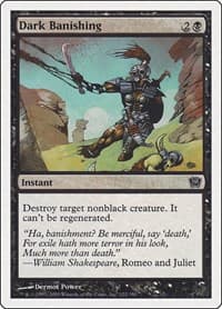 Dark Banishing - 9th Edition - Magic: The Gathering card