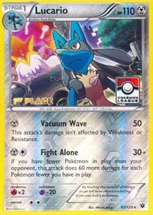 Lucario - 63/124 (Pokemon League) [1st Place] - League & Championship Cards - Pokemon card