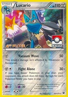 Lucario - 63/124 (Pokemon League) [4th Place] - League & Championship Cards - Pokemon card