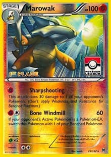 Marowak - 78/162 (Pokemon League) [1st Place] - League & Championship Cards - Pokemon card