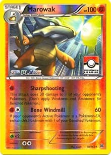 Marowak - 78/162 (Pokemon League) [2nd Place] - League & Championship Cards - Pokemon card