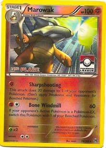 Marowak - 78/162 (Pokemon League) [3rd Place] - League & Championship Cards - Pokemon card