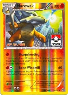 Marowak - 78/162 (Pokemon League) [4th Place] - League & Championship Cards - Pokemon card