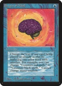 Sleight of Mind - Alpha Edition - Magic: The Gathering card