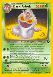 Dark Arbok [W Stamped] - WoTC Promo - Pokemon card